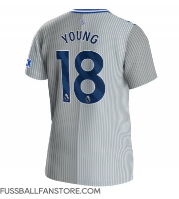 Everton Ashley Young #18 Replik 3rd trikot 2023-24 Kurzarm